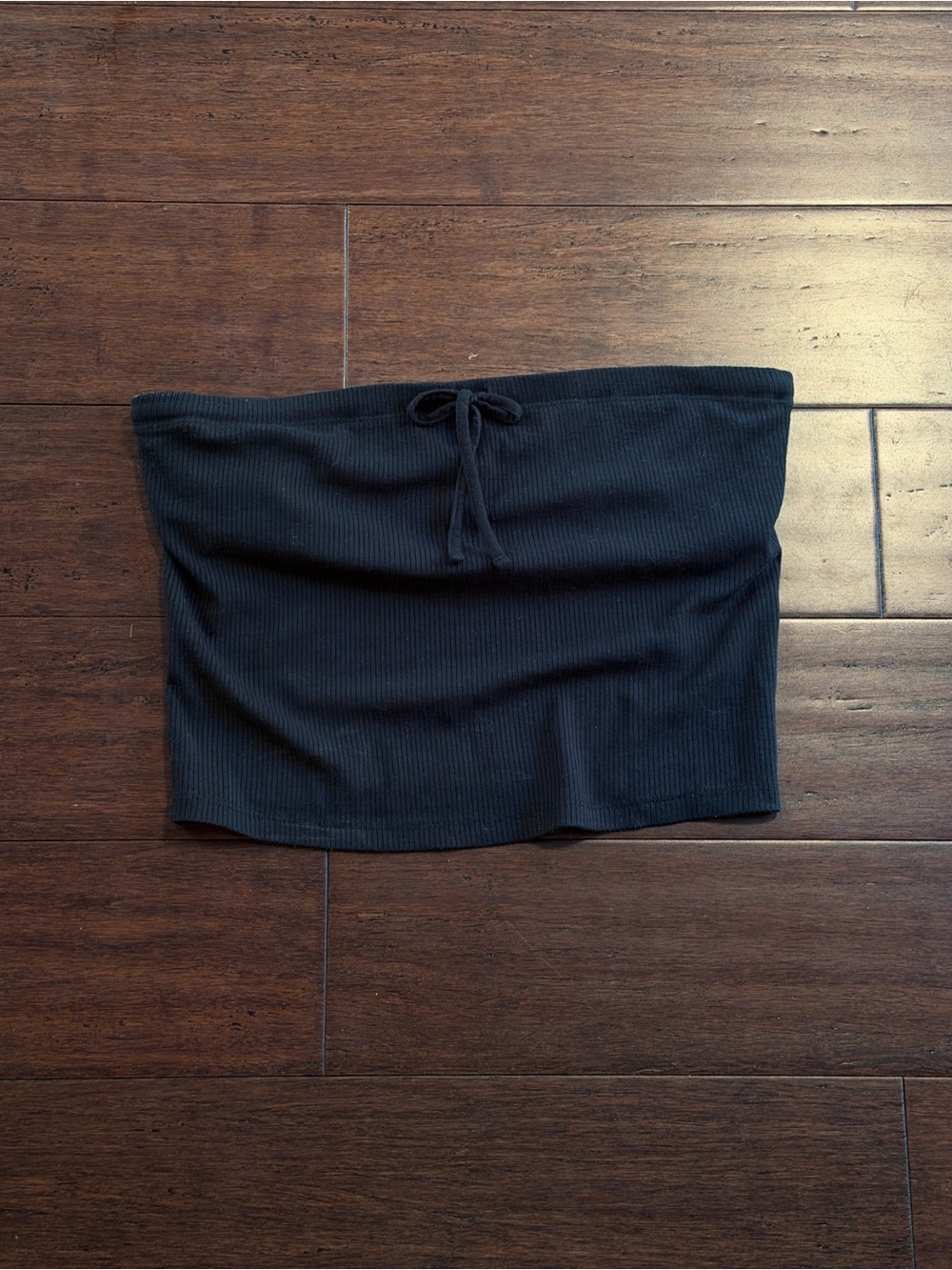 offline by aerie Black Ribbed Tube Top